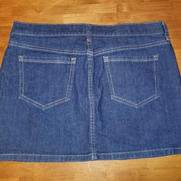 Old Navy Dark Blue Jean Skirt Size 8 EUC - Picture 6 of 6